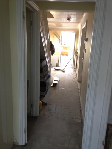 Narrow hallway