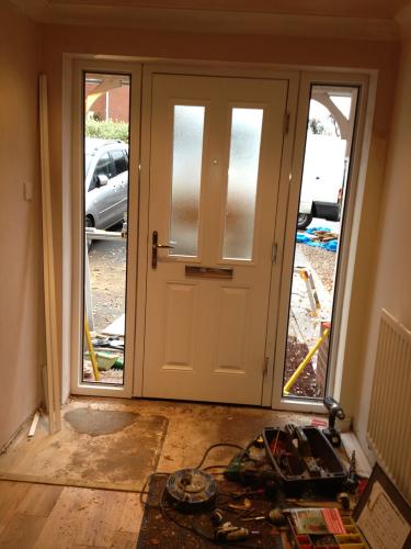 New wider door