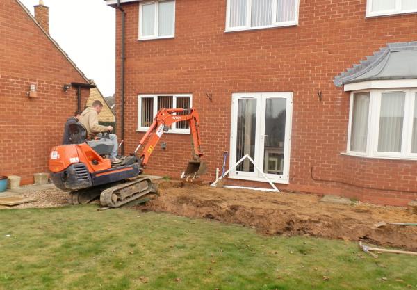 Digging foundations
