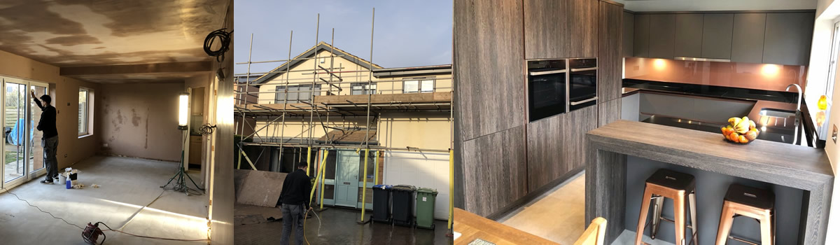 New kitchen extension builder in leicestershire 1